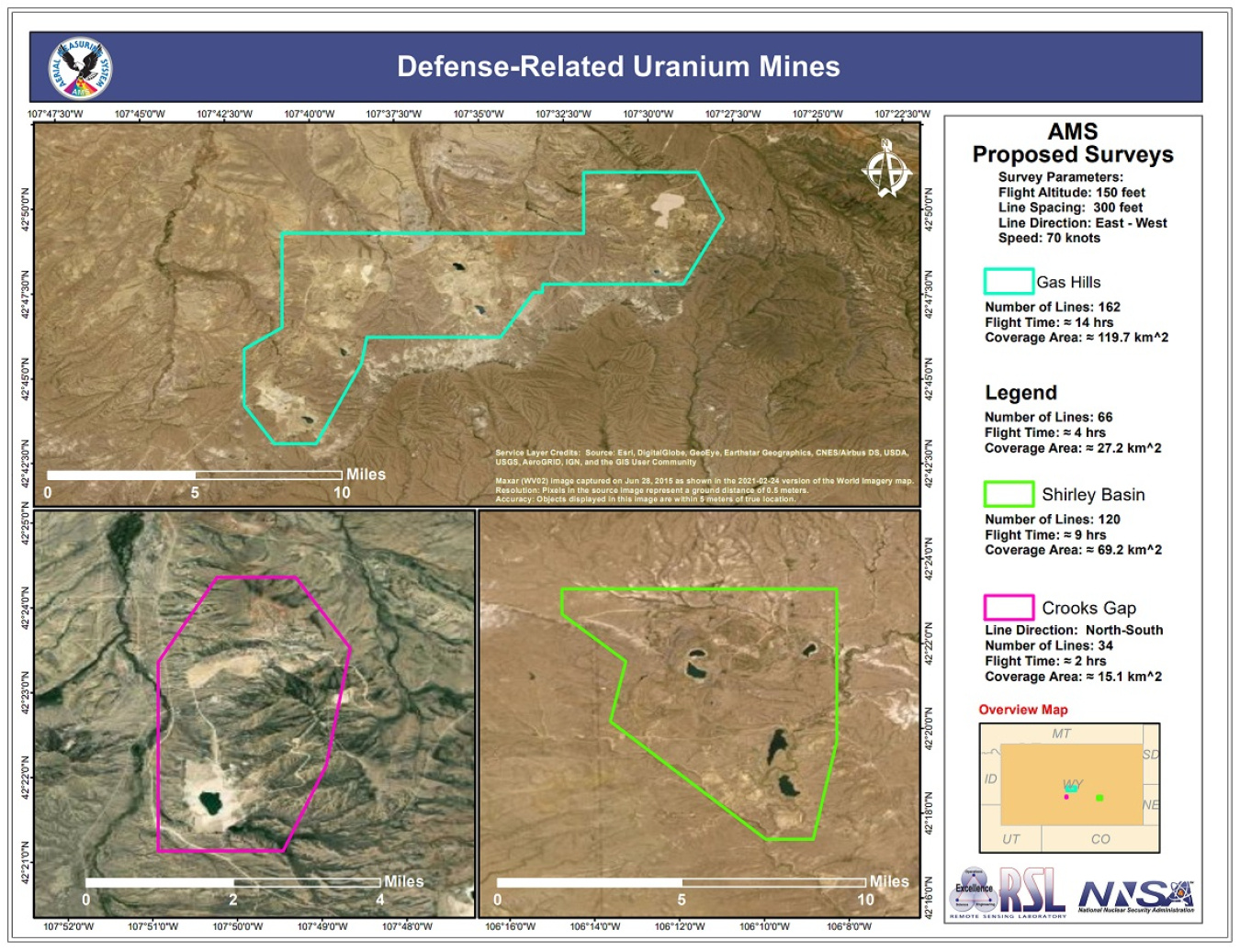 NNSA Flyovers Scanning Wyoming Mines for Radiation Department of Energy